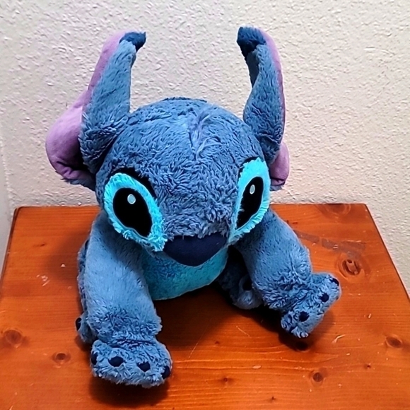 DISNEY STORY STITCH PLUSH TOY LILO & STITCH HAWAII BLUE/PURPLE STUFFED ANIMAL 14 - Picture 2 of 7